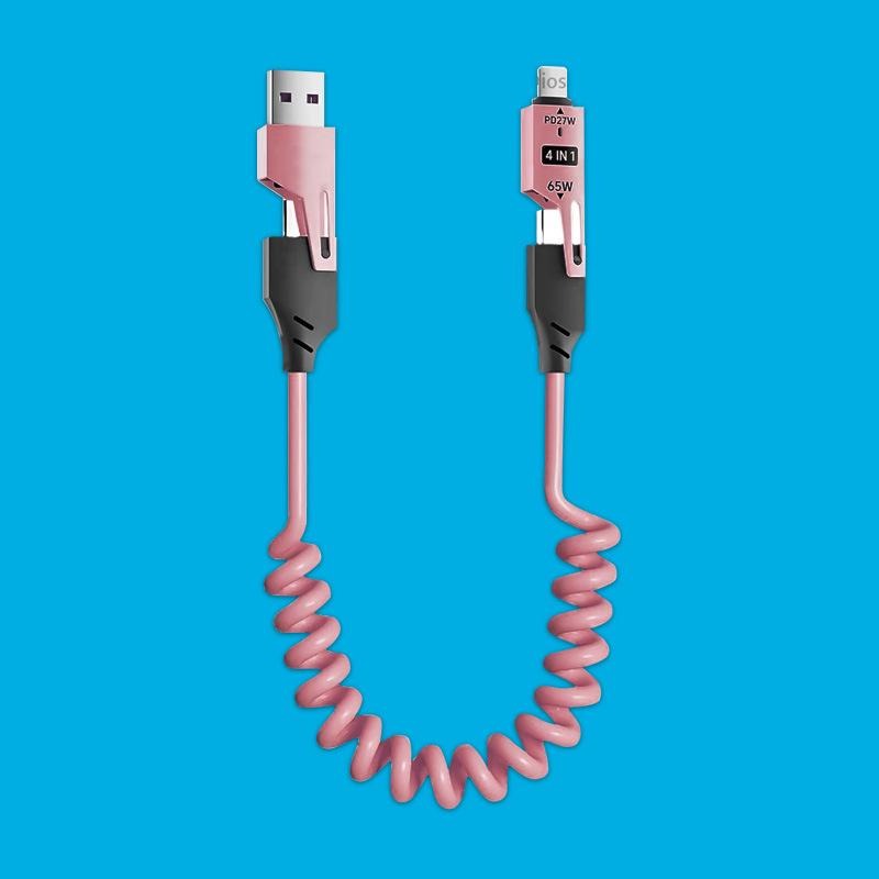 they avoid repetition, stay under limits, and cover functionality (fast charging, 65W, 480Mbps), design (spring, coiled, adjustable), and compatibility (iPhone, Android, USB-A, Lightning, Type-C).
