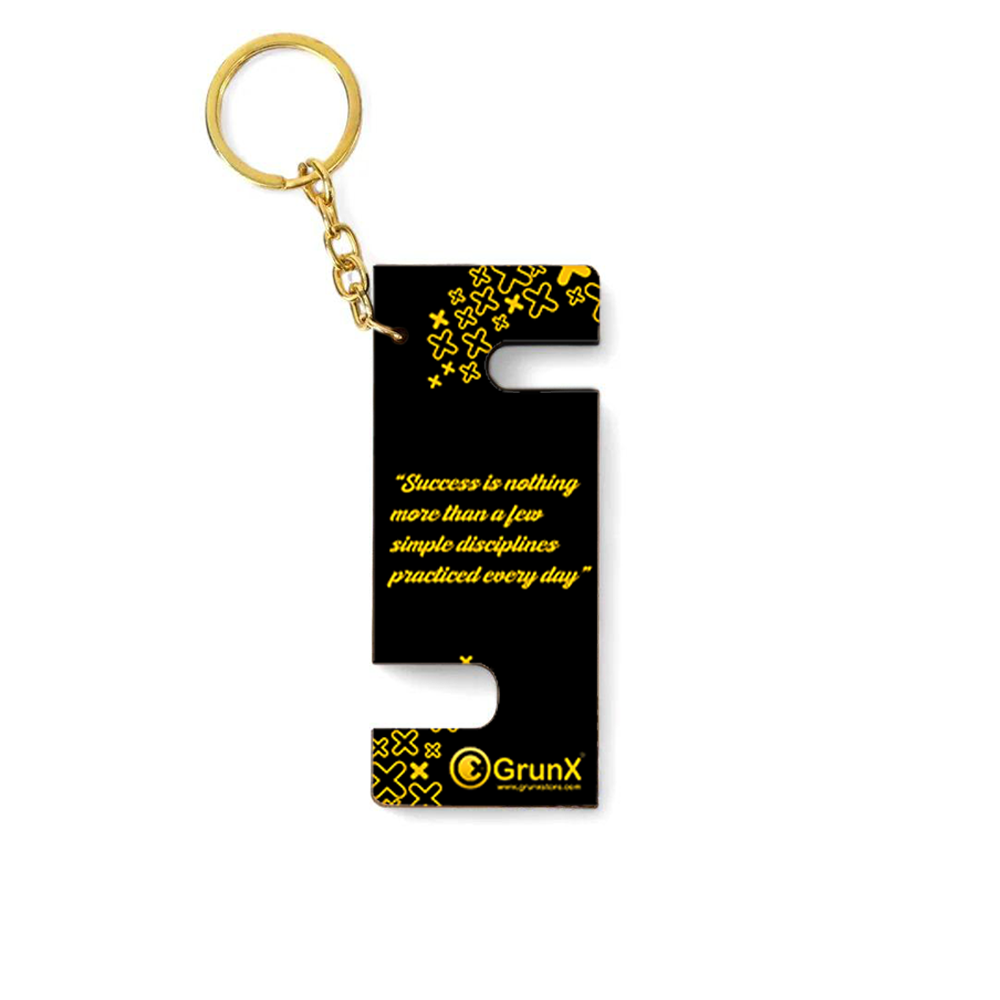 Pushpa - Keychain Stand For Smartphones With Life Quotes