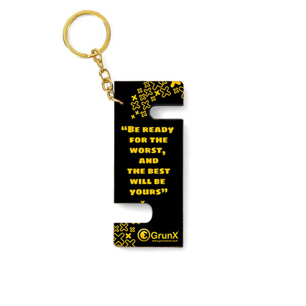 Pushpa - Keychain Stand For Smartphones With Life Quotes