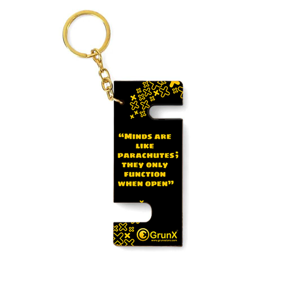 Pushpa - Keychain Stand For Smartphones With Life Quotes