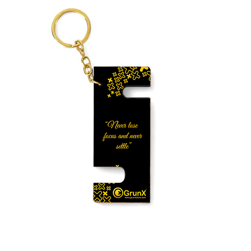 Pushpa - Keychain Stand For Smartphones With Life Quotes