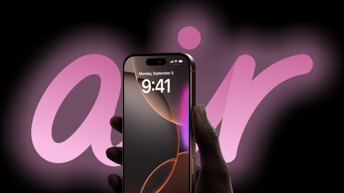 iPhone 17 Air ultra thin design concept showing sleek body, minimal camera setup and modern Apple smartphone innovation with futuristic look