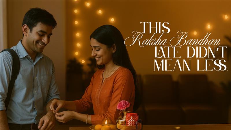 Rakhi at 9 PM: When Work Can’t Wait, But Love Doesn’t Either