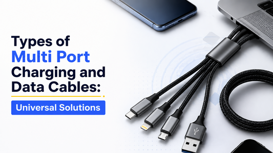 Multi port charging cables 2-in-1 to 10-in-1 universal USB Type-C Lightning GrunX India