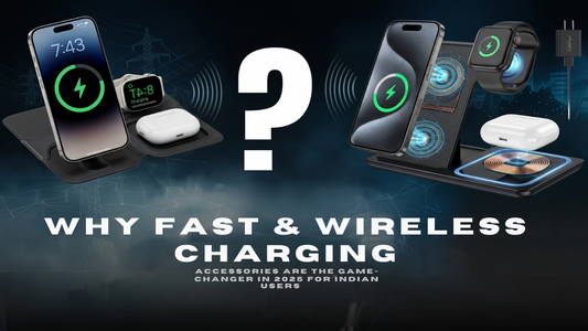 Best 3-in-1 fast wireless charging station simultaneously charging iPhone, Apple Watch, and AirPods – top wireless charging accessories for India 2025