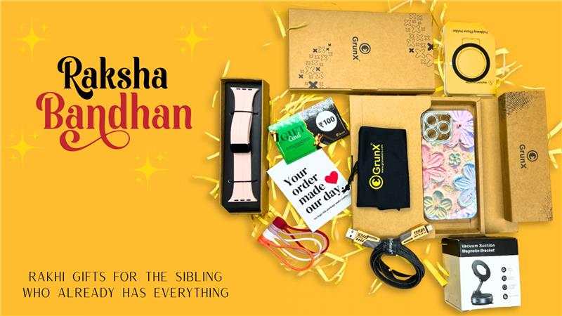 Raksha Bandhan Tech Hampers Guide | India – GrunX
