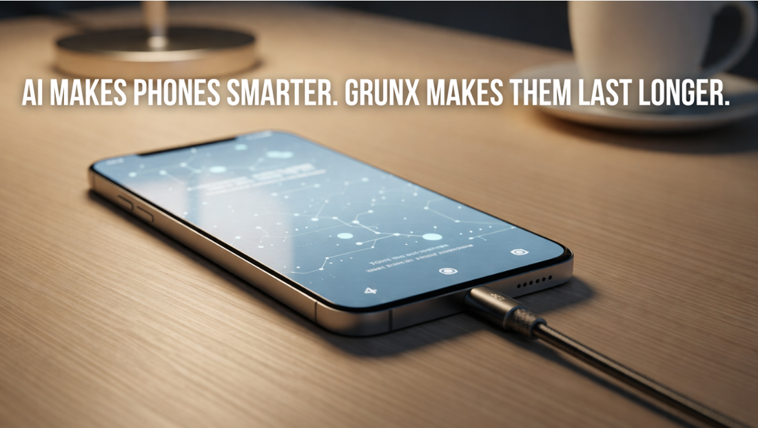AI Makes Phones Smarter. GrunX Makes Them Last Longer.