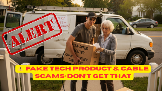 ⚠️  Fake Tech Product & Cable Scams: Don’t Get Fooled by Lookalikes