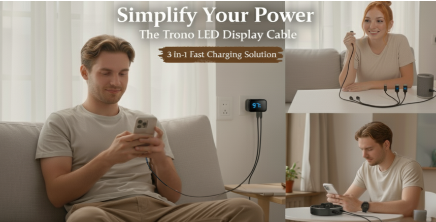 How the Trono LED Display Cable Can Simplify Your Charging Routine 