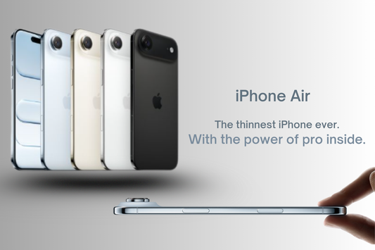 Apple iPhone 17 Air ultra-slim titanium design with A18 chip, 48MP fusion camera and iOS 26 full review and India price on GrunX