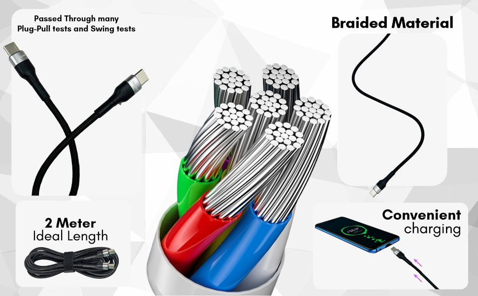 GRUNX fast charging cables collection featuring 240W 4-in-1 multi-device cables, magnetic multi-pin connectors, keychain and lanyard cables, spiral retractable cables, and 6-meter Type-C thunderbolt cables