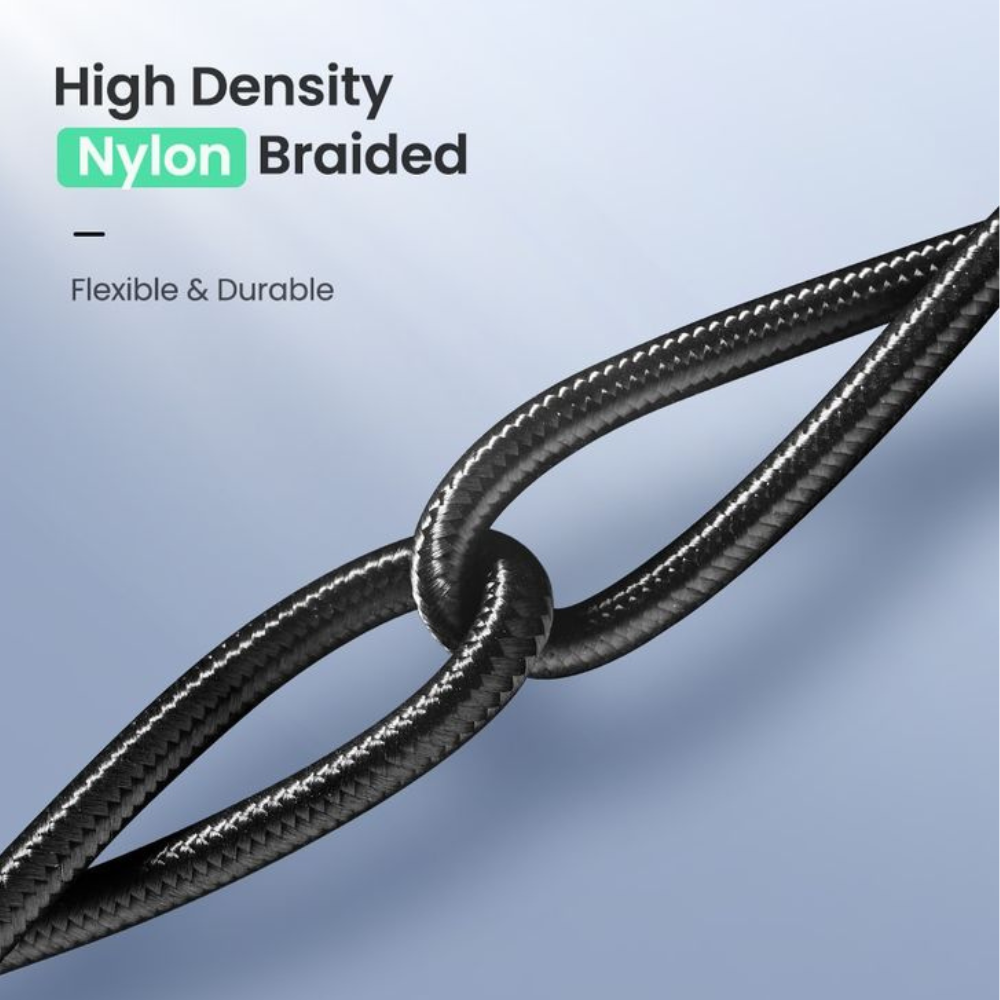 Charging Cable All Devices Android and Apple Devices 1 Meter Blue and Black Showcasing Internal Structure Batman GrunX in India