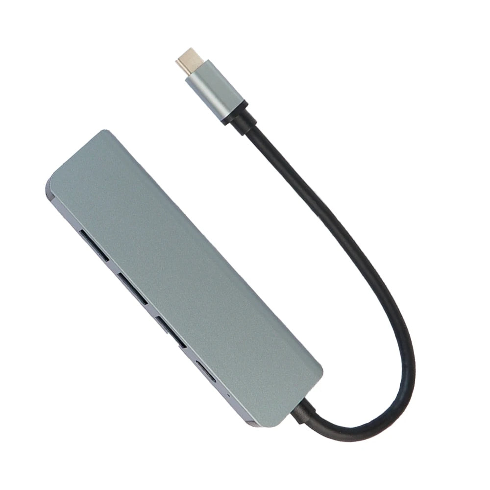 Military Grade - 7 in 1 Shockproof Metal Adapter (100W) & Card Reader