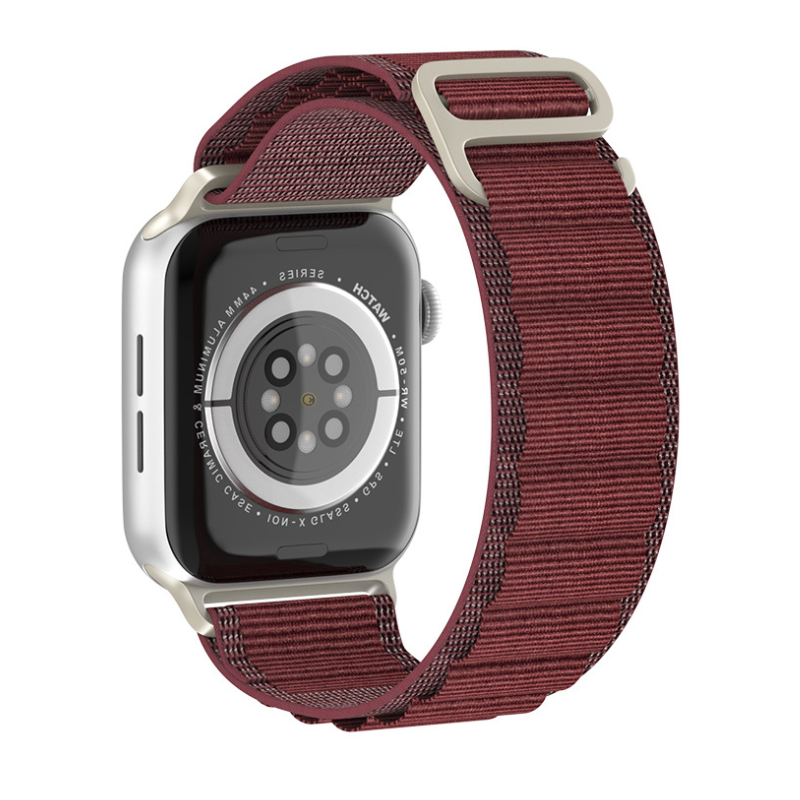 Hobby - Signature Style Apple Watch Strap - Wine Red