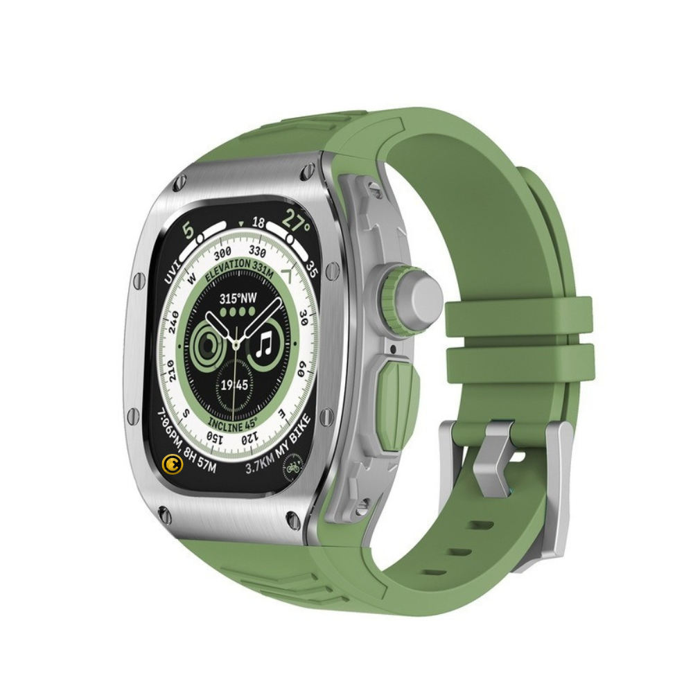 Earth - Luxury Ultra Band with Titanium Case - Green