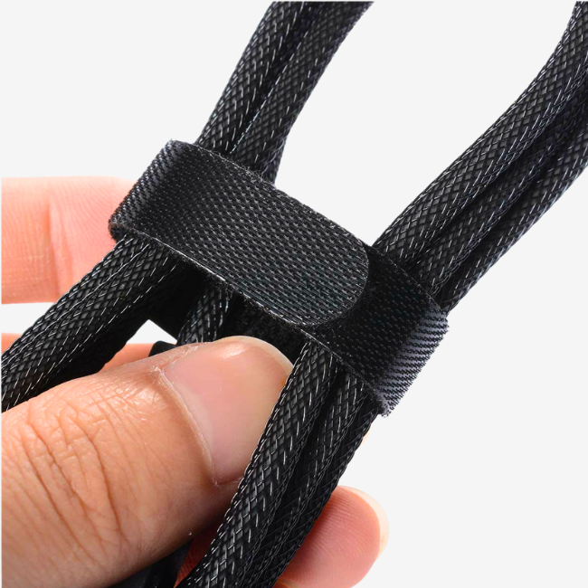 Duck - Velcro Cable Ties Wrap 10Pcs - Blackish