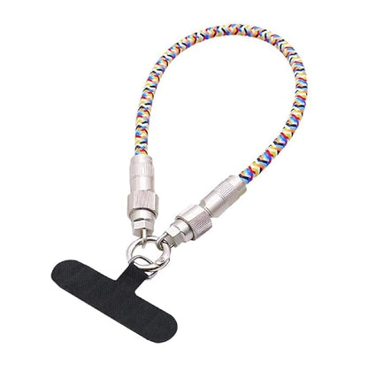 GRUNX Loop USB-C phone lanyard 60W fast charging cable worn crossbody by Indian professional in office setting