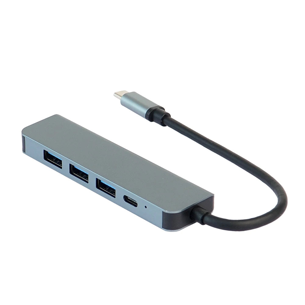 Military Grade - 7 in 1 Shockproof Metal Adapter (100W) & Card Reader