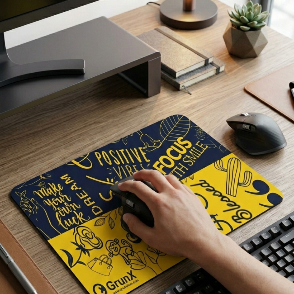 Apex Speed Mouse Pad | Smooth Surface | Anti-Slip Base | 22.4×18.4 cm