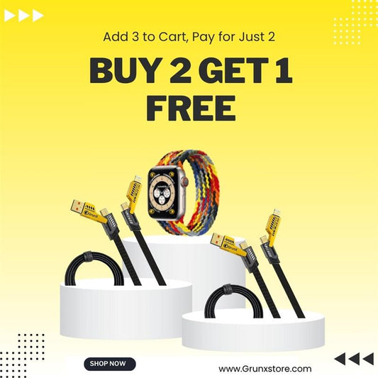 Buy INBAE 4 in 1 Charging Cable & Get Rainbow Apple Watch Straps Free!