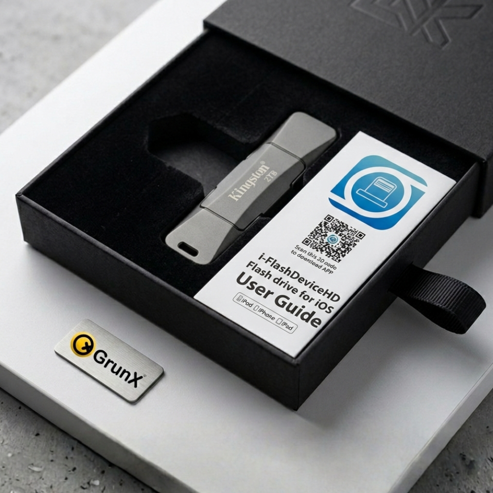 Fusion 2TB 3-in-1 OTG Flash Drive | Type-C, Lightning & USB 3.0