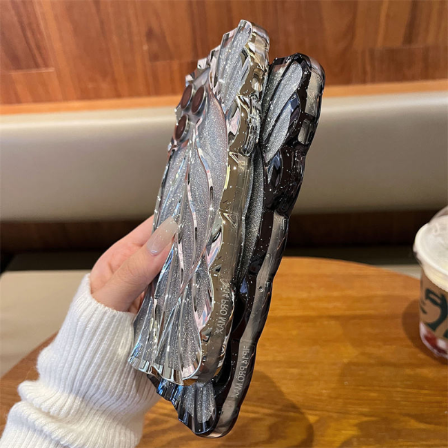 GRUNX Lucy pink glitter iPhone case camera cutout view precise module opening shockproof TPU India