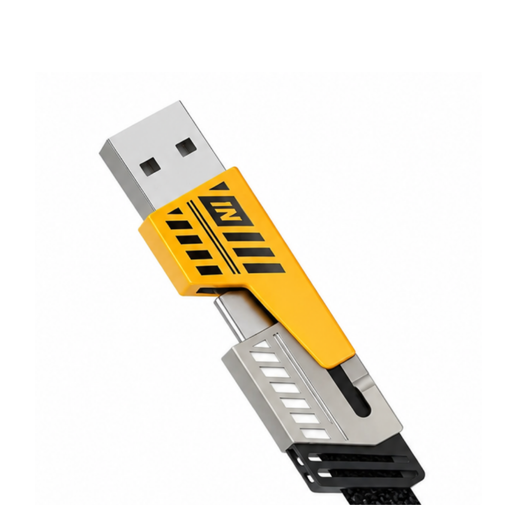 3-in-2 240W Multi Charging Cable Compatible with iPhone & USB-C - Tronix