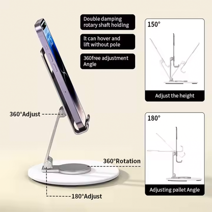 360 - iPad & iPhone Full Metal & Rotatable Anti-slip Stand