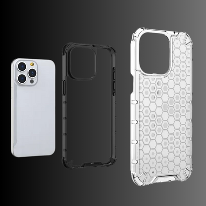 Honeycomb - Translucent Armor Shockproof iPhone Case