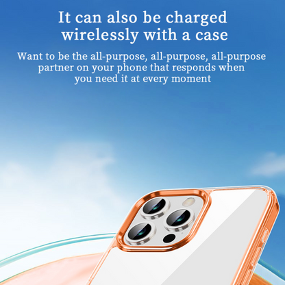 Lotus - Airbag Drop Protection Case For iPhone - Orange