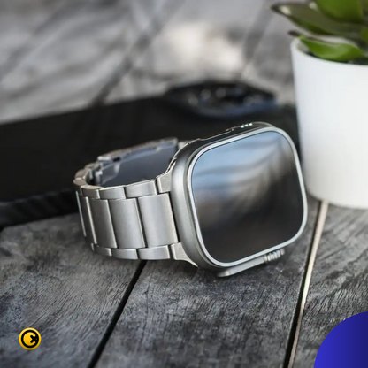 Rabbit - Ultra Modern Titanium Strap For Apple Watch 45 MM Series Ultra/Ultra 2