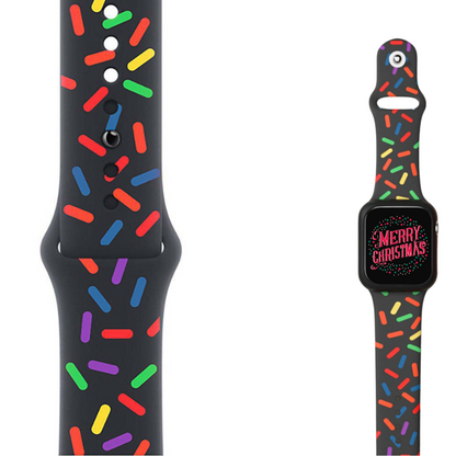 Star - Colorful Silicone Magnetic Watch Strap - Multicolor