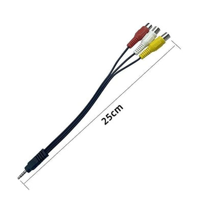 3.5mm to 2 RCA Audio Cable for TV, Amplifier & Home Theater - Audix