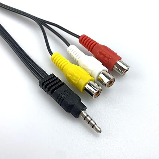 3.5mm to 2 RCA Audio Cable for TV, Amplifier & Home Theater - Audix