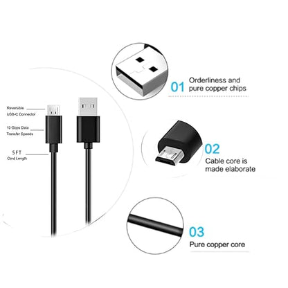 Micro USB Cable for Fujifilm Instax & Portable Photo Printers