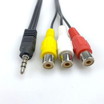 3.5mm to 2 RCA Audio Cable for TV, Amplifier & Home Theater - Audix