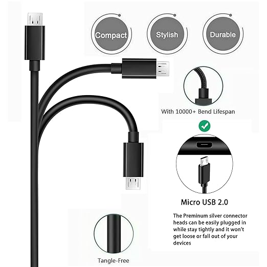 Micro USB Cable for Fujifilm Instax & Portable Photo Printers