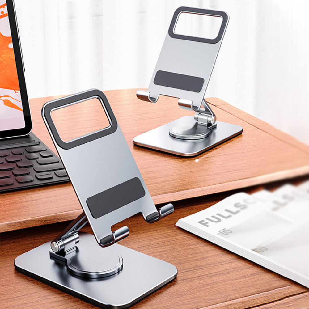 360 - iPad & iPhone Full Metal & Rotatable Anti-slip Stand