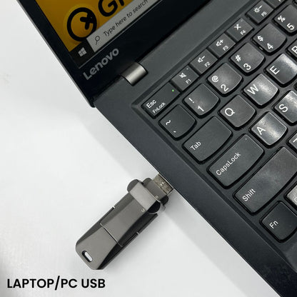 Fusion 2TB 3-in-1 OTG Flash Drive Type-C Lightning USB 3.0 iPhone Android Mac Compatible