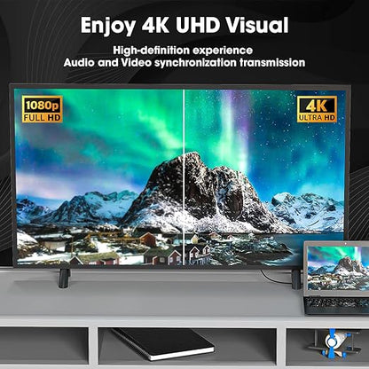 4K HDMI Cable 1.5M 18Gbps ARC Ethernet High Speed - Pixelink