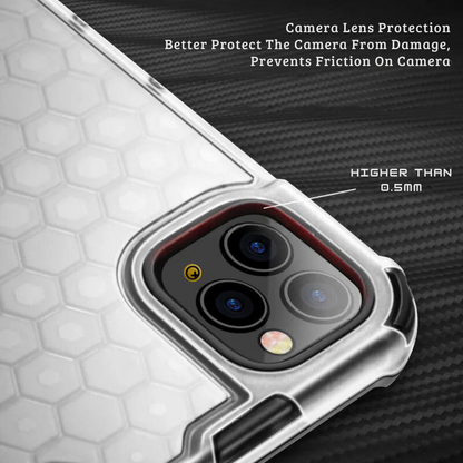 Honeycomb - Translucent Armor Shockproof iPhone Case