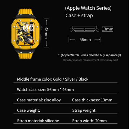 Bumblebee - Apple Watch Strap & Case - Yellow 44/45mm