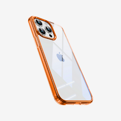 Lotus - Airbag Drop Protection Case For iPhone - Orange