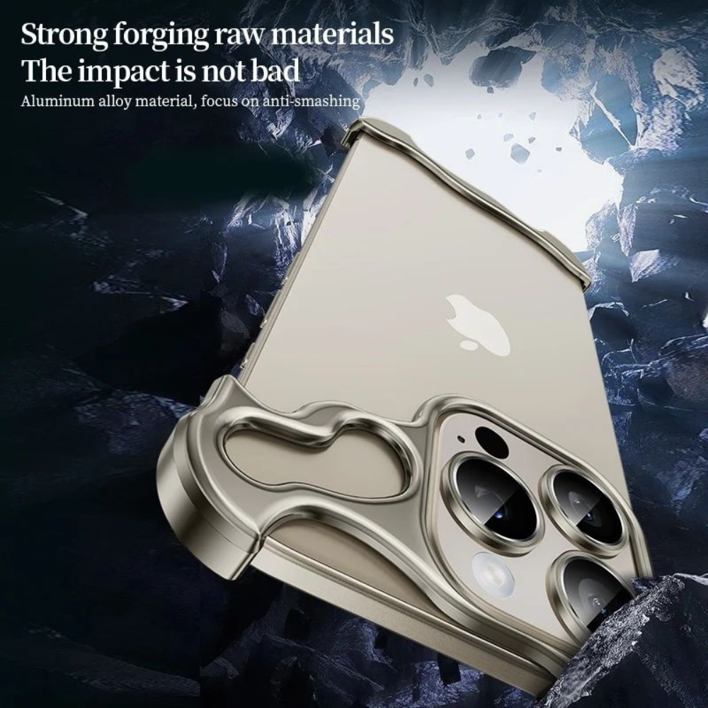 Case and Cover iPhone 13 Pro Max  Grey Drops and Bumps Protection Alien GrunX in India