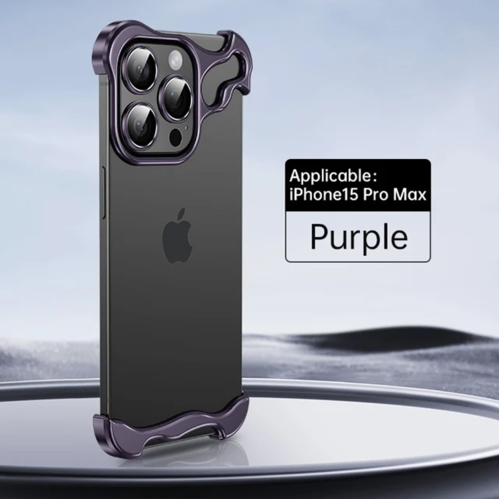 Case and Cover iPhone 13 Pro Max  Purple Arc Titanium Bumper Alien GrunX in India