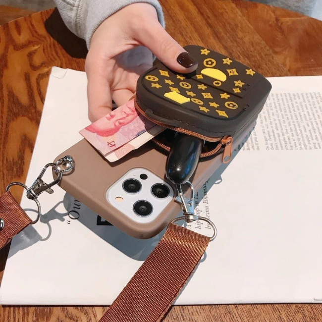 A hand holds a star-patterned phone case, highlighting the item for sale at grunxstore.