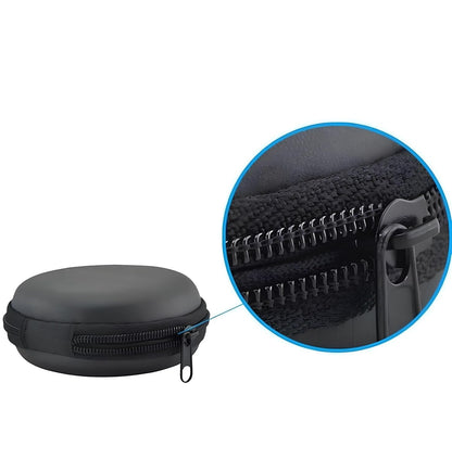 Hard-shell GrunX bubble pouch for earphones, USB cables, and SD cards