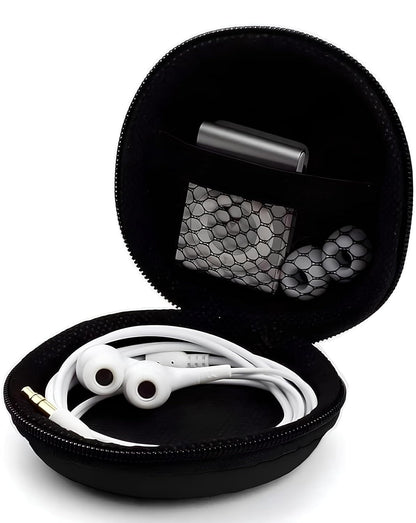 Stylish and durable GrunX earphone case for safe storage of audio accessories