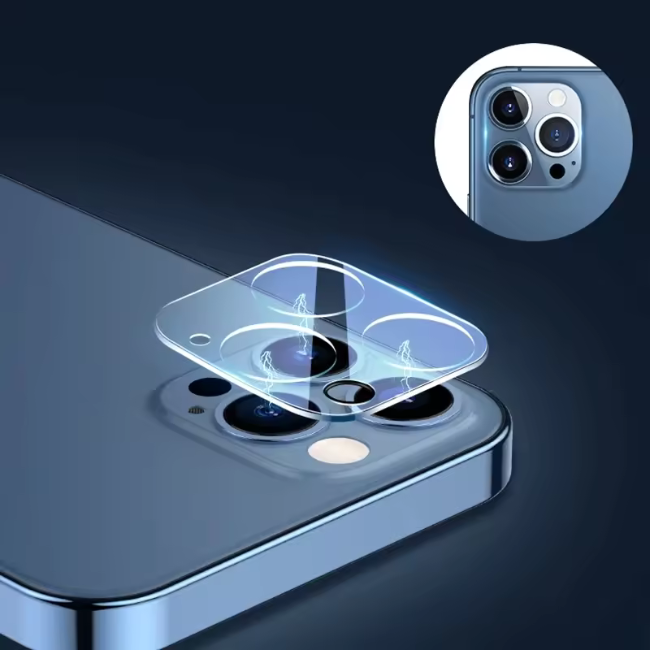 HD Transparent Camera Lens Protector for iPhone Camera Safety & Scratch Protection