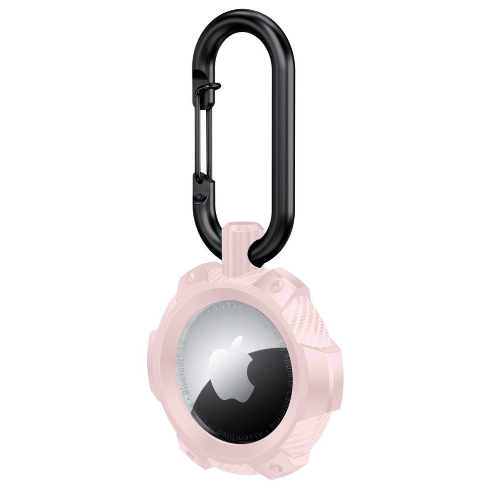 Airtag Case Apple Airtag  Pink Front View Of Airtag Case Cat GrunX in India
